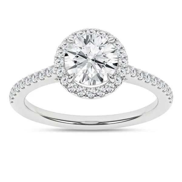 Halo Engagement Ring (Round)/1.5Ct, 1.75Ctw Image 3 Cellini Design Jewelers Orange, CT