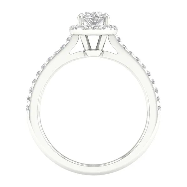 Halo Engagement Ring (Oval)/0.75Ct, 1Ctw Cellini Design Jewelers Orange, CT