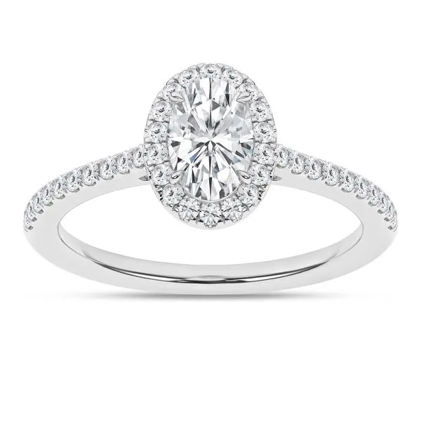 Halo Engagement Ring (Oval)/0.75Ct, 1Ctw Image 2 Cellini Design Jewelers Orange, CT