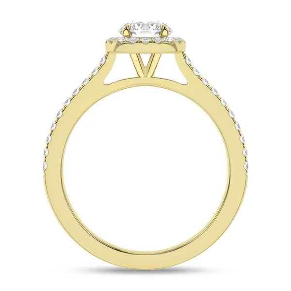 Halo Engagement Ring (Pear)/0.75Ct, 1Ctw Image 4 Cellini Design Jewelers Orange, CT