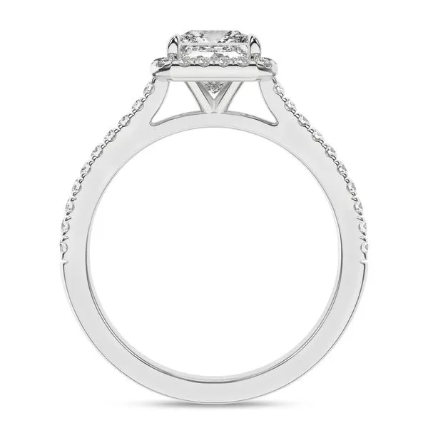 Halo Engagement Ring (Princess)/1Ct, 1.25Ctw Image 5 Cellini Design Jewelers Orange, CT