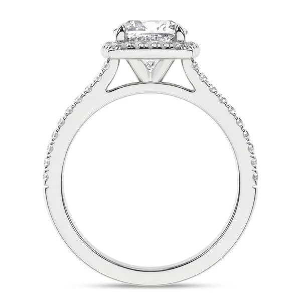 Halo Engagement Ring (Cushion)/2Ct, 2.25Ctw Image 5 Cellini Design Jewelers Orange, CT