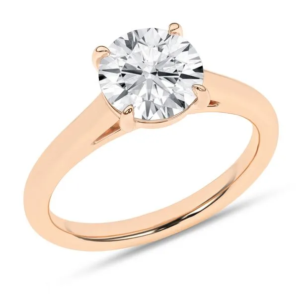 Solitaire Ring (Round)/2Ct, 2Ctw Image 2 Cellini Design Jewelers Orange, CT