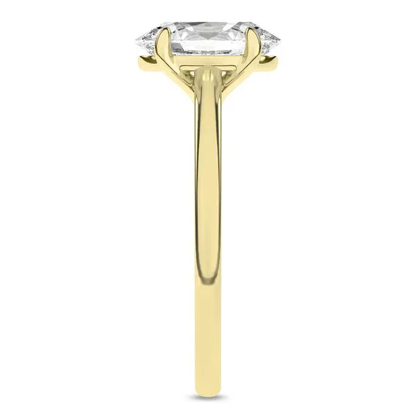 Solitaire Ring (Oval)/2Ct, 2Ctw Image 2 Cellini Design Jewelers Orange, CT