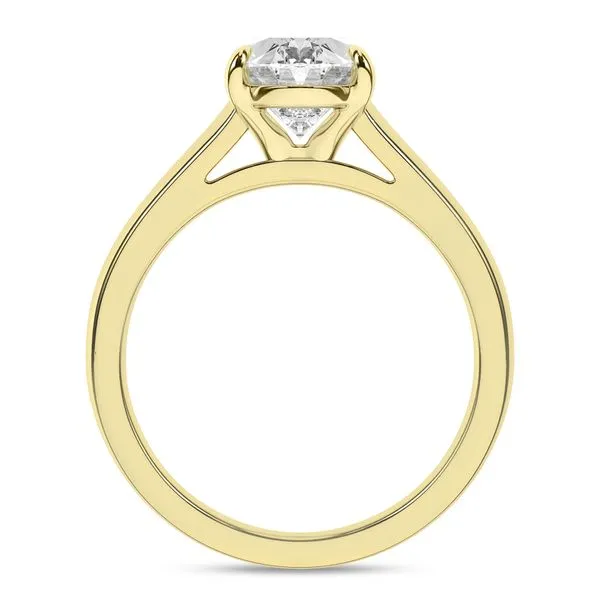 Solitaire Ring (Oval)/2Ct, 2Ctw Image 3 Cellini Design Jewelers Orange, CT