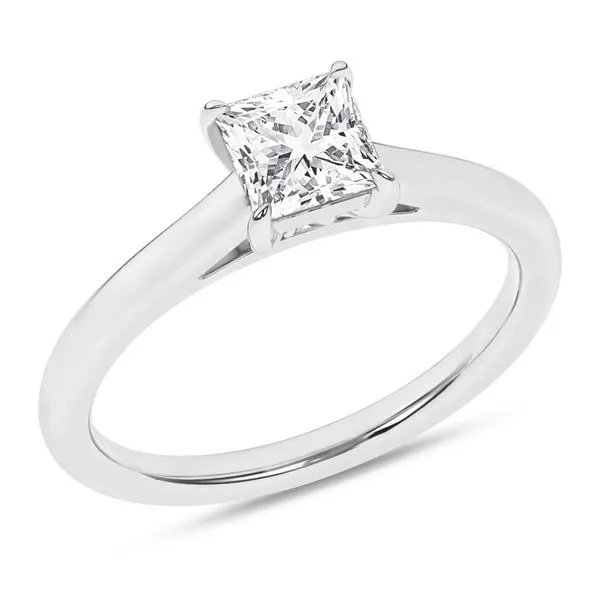 Solitaire Ring (Princess)/0.75Ct, 0.75Ctw Image 2 Cellini Design Jewelers Orange, CT