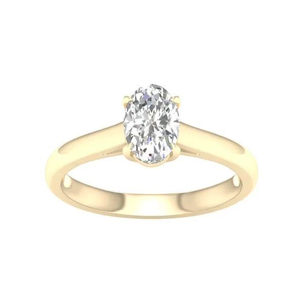 Solitaire Ring (Oval)/1Ct, 1Ctw Image 2 Cellini Design Jewelers Orange, CT