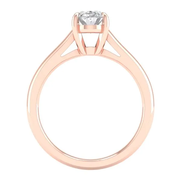 Solitaire Ring (Oval)/1.25Ct, 1.25Ctw Image 4 Cellini Design Jewelers Orange, CT