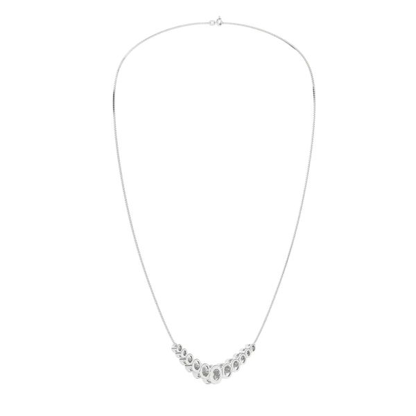 Seamless™ Graduated Diamond Necklace (Round)1CT, 3.46CTW Image 3 Cellini Design Jewelers Orange, CT