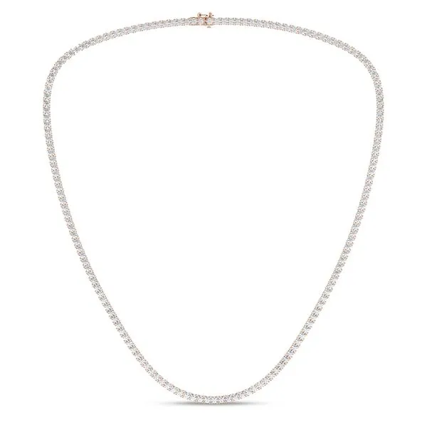 4-Prong Straight-Line Tennis Necklace/20Ctw Cellini Design Jewelers Orange, CT