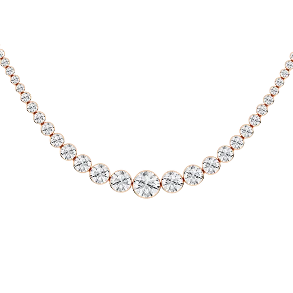Seamless™ Graduated Diamond Riviera Necklace (Round)1.5CT, 10CTW Image 3 Segner's Jewelers Fredericksburg, TX
