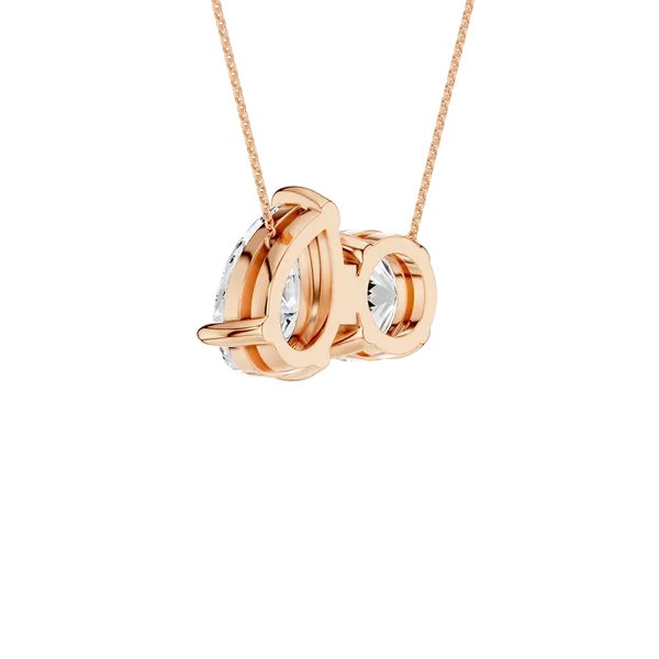 TOI ET MOI PENDANT (ROUND & PEAR)/4CTW Image 4 Banks Jewelers Burnsville, NC