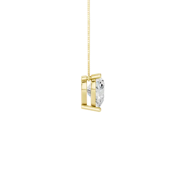 Solitaire Pendant (HEART)/1CT, 1CTW Image 3 Cellini Design Jewelers Orange, CT