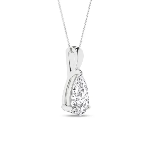 Solitaire Pendant (Pear)/2Ct, 2Ctw Image 2 Cellini Design Jewelers Orange, CT