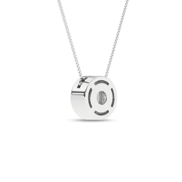 Bezel-Set Solitaire Pendant (Round)/0.5Ct, 0.5Ctw Image 2 Cellini Design Jewelers Orange, CT