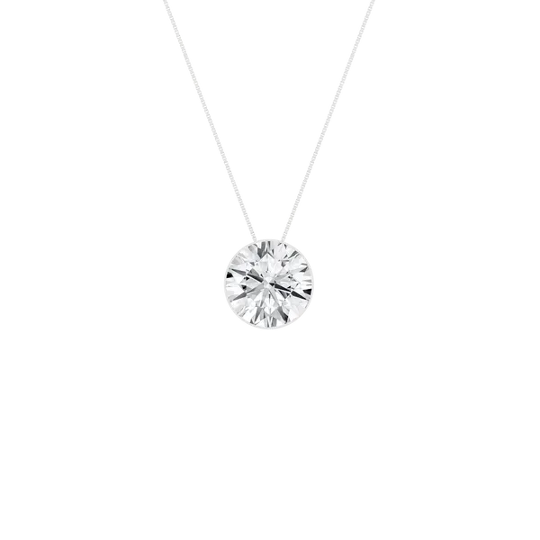 Seamless™ Solitaire Pendant (Round)2CT, 2CTW Banks Jewelers Burnsville, NC