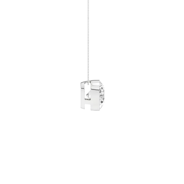 Seamless™ Solitaire Pendant (Round)2CT, 2CTW Image 2 Banks Jewelers Burnsville, NC