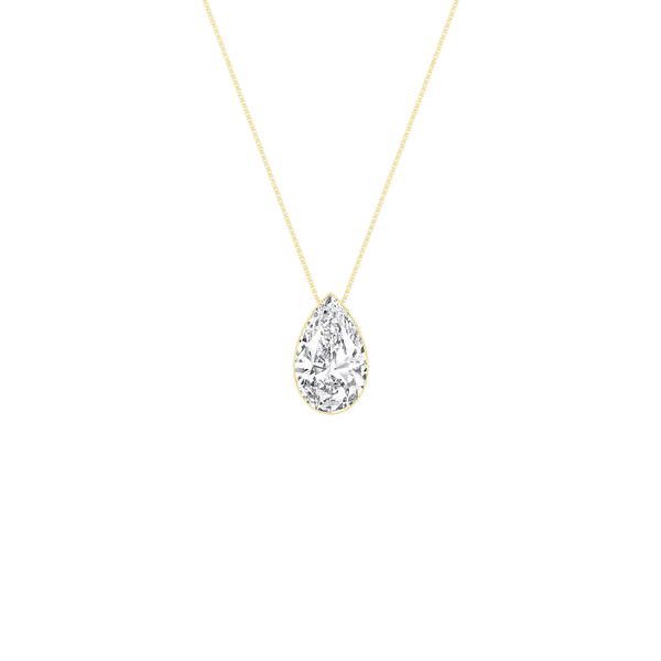 Seamless™ Solitaire Pendant (Pear)1CT, 1CTW Cellini Design Jewelers Orange, CT
