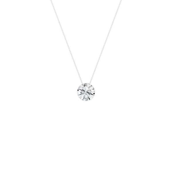 Seamless™ Solitaire Pendant (Round)0.5CT, 0.5CTW Cellini Design Jewelers Orange, CT