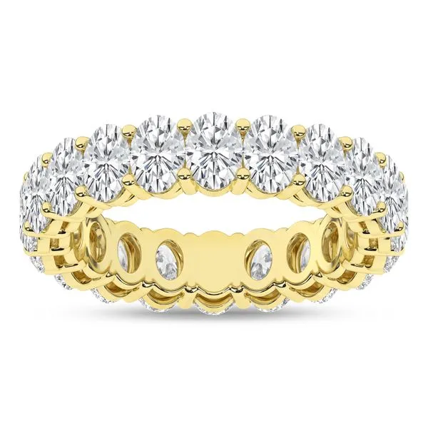 14K Yellow ETERNITY BAND (US9-OVAL)/5CTW Cellini Design Jewelers Orange, CT