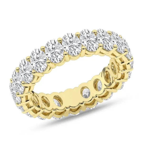 14K Yellow ETERNITY BAND (US9-OVAL)/5CTW Image 4 Cellini Design Jewelers Orange, CT