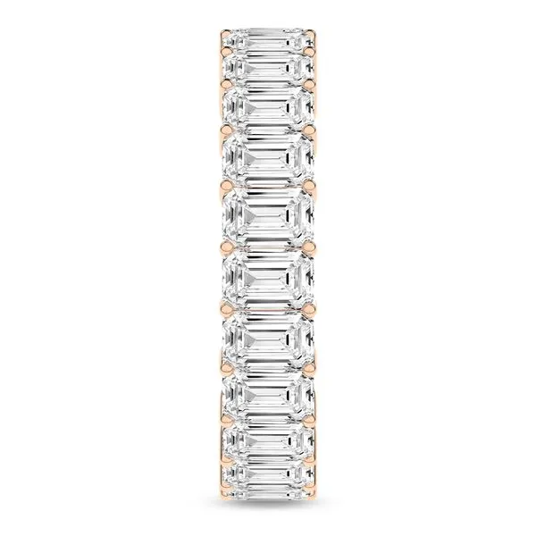 14KR ETERNITY BAND (US8-EMERALD)/5.75CTW Image 2 Cellini Design Jewelers Orange, CT