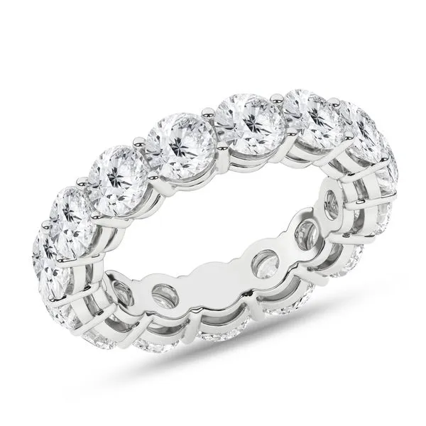 14K White ETERNITY BAND (US5.5-ROUND)/4.95CTW Image 2 Cellini Design Jewelers Orange, CT