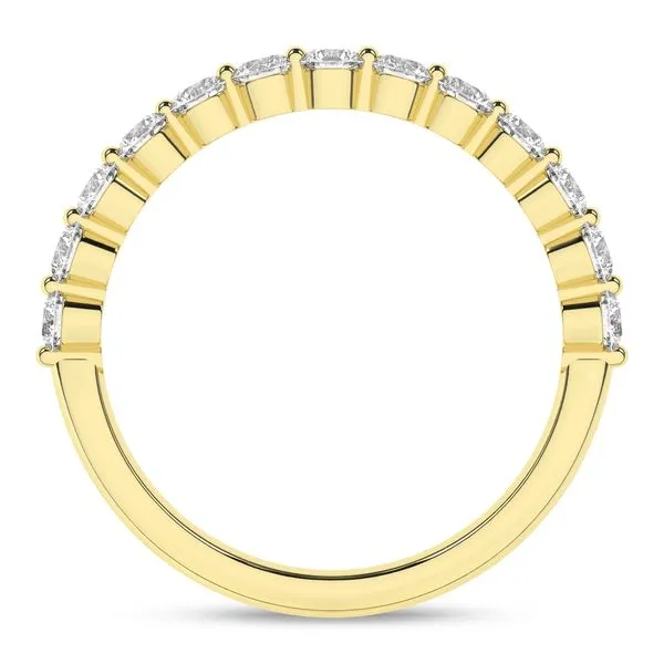 Single Shared-Prong Matching Wedding Band/0.5Ctw Image 3 Cellini Design Jewelers Orange, CT