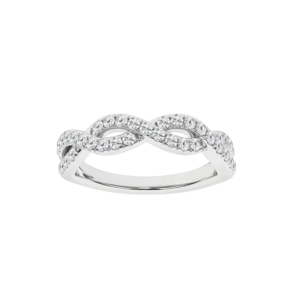 Criss-Cross Band (Round)0.75Ctw Image 4 Cellini Design Jewelers Orange, CT