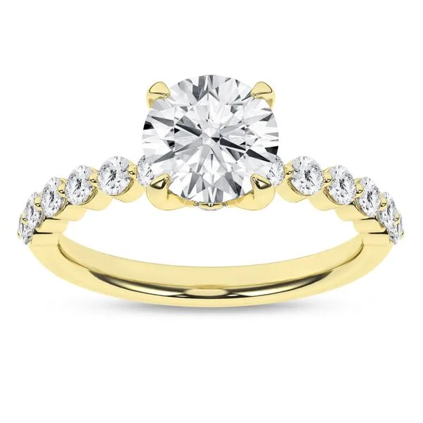 Classic Single Shared-Prong Engagement Ring/1.5Ct, 2Ctw Cellini Design Jewelers Orange, CT