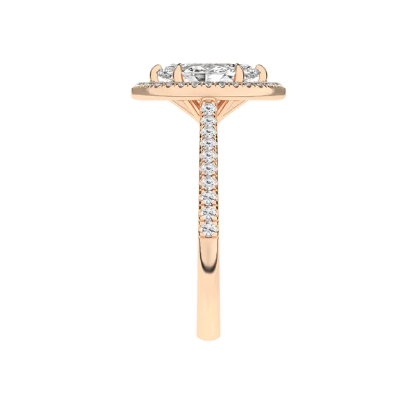 Halo Engagement Ring(Marquise)1CT, 1.27CTW Image 2 Cellini Design Jewelers Orange, CT