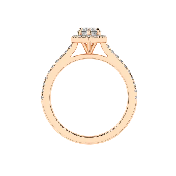 Halo Engagement Ring(Marquise)1CT, 1.27CTW Image 3 Cellini Design Jewelers Orange, CT