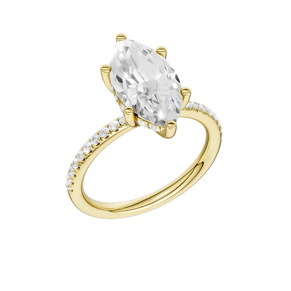 HIDDEN HALO ENGAGEMENT RING (MRQ)/2.5CT, 2.75CTW Image 2 Hart's Jewelers Grants Pass, OR