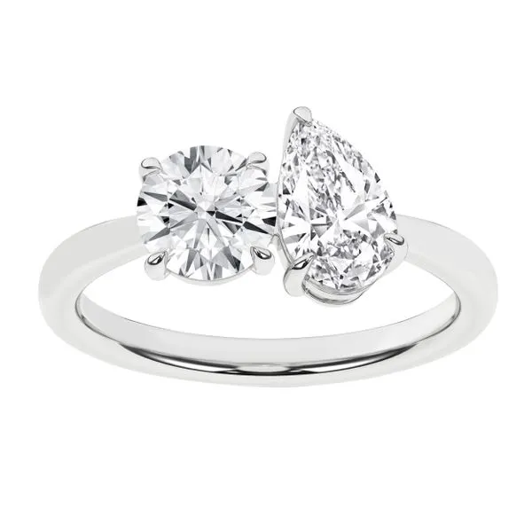 Toi Et Moi Ring (Round & Pear)/2Ctw Image 2 Cellini Design Jewelers Orange, CT