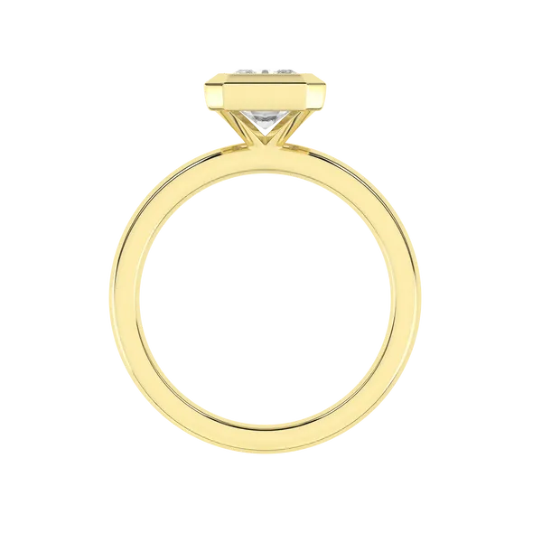 Bezel-Set Solitaire Ring (Radiant)2Ctw Image 3 Cellini Design Jewelers Orange, CT