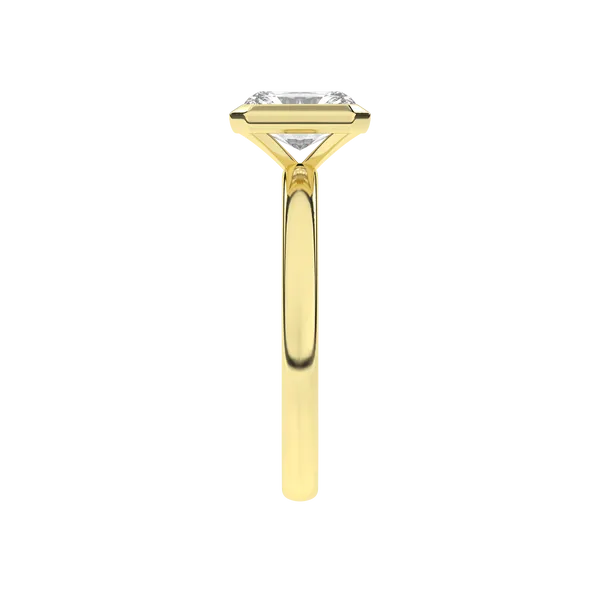 Bezel-Set Solitaire Ring (Radiant)1Ctw Image 3 Cellini Design Jewelers Orange, CT