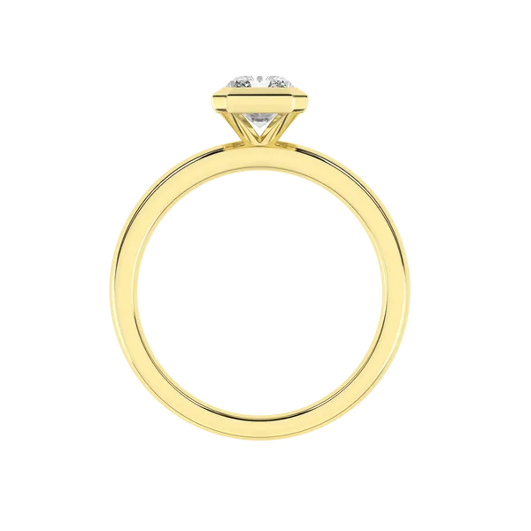 Bezel-Set Solitaire Ring (Radiant)1Ctw Image 4 Cellini Design Jewelers Orange, CT