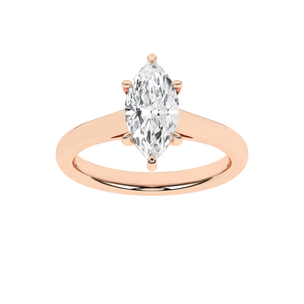 Solitaire Ring (Marquise)1.5Ctw Image 5 Banks Jewelers Burnsville, NC