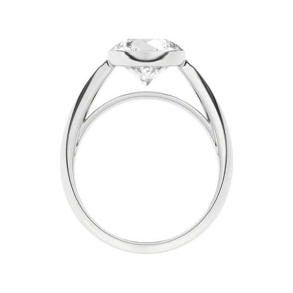 Seamless™ Solitaire Ring (Round)3CT, 3CTW Image 4 Banks Jewelers Burnsville, NC