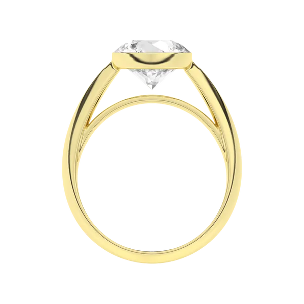 Seamless™ Solitaire Ring (Round)3CT, 3CTW Image 3 Banks Jewelers Burnsville, NC