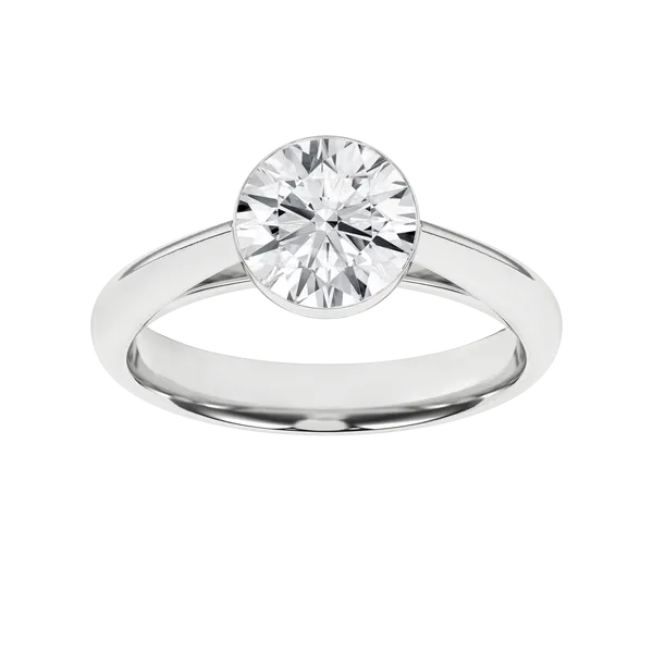 Seamless™ Solitaire Ring (Round)2CT, 2CTW Cellini Design Jewelers Orange, CT