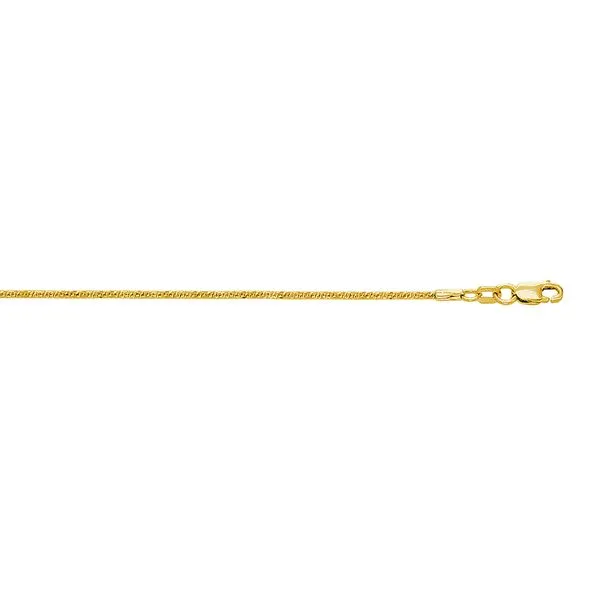 10K Gold 1.5mm Sparkle Chain  Tennies Jewelry Appleton, WI