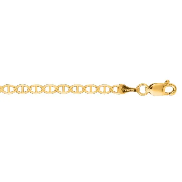 10K Gold 3.2mm Mariner Chain  Alan Miller Jewelers Oregon, OH