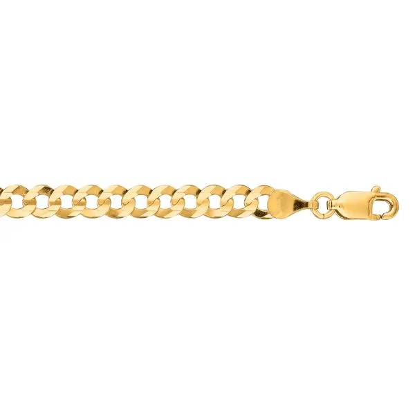 10K Gold 4.7mm Comfort Curb Chain  Tennies Jewelry Appleton, WI