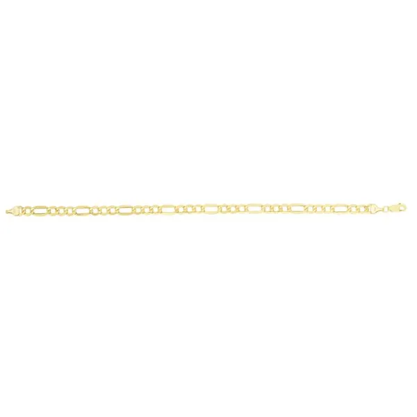 10K Gold 5.6mm Lite Figaro Chain Tennies Jewelry Appleton, WI