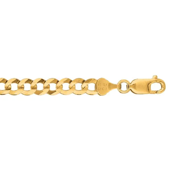 10K Gold 5.7mm Comfort Curb Chain  Alan Miller Jewelers Oregon, OH