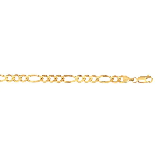 10K Gold 6.6mm Figaro Chain  Alan Miller Jewelers Oregon, OH