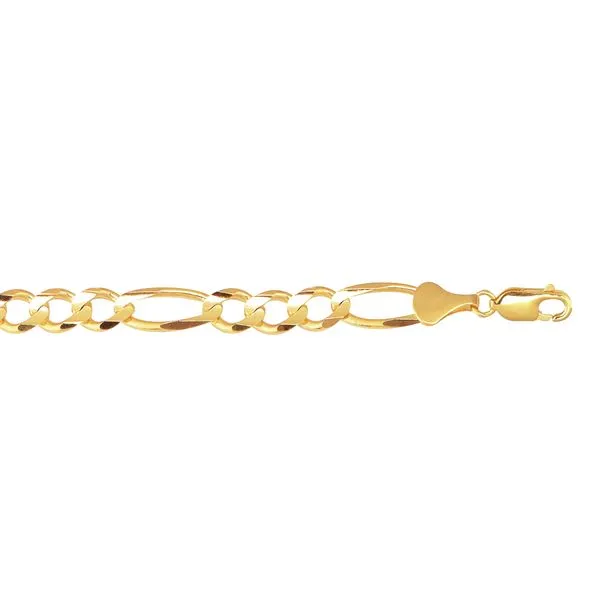 10K Gold 7.9mm Figaro Chain  Alan Miller Jewelers Oregon, OH