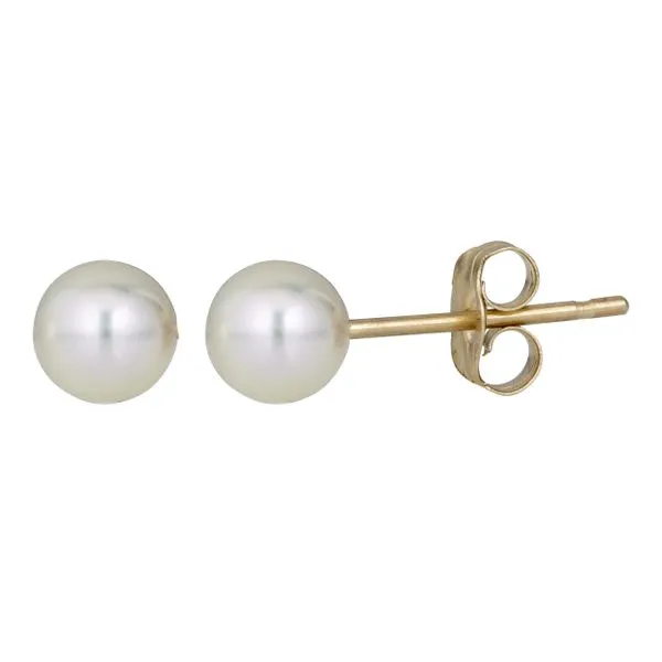14K Gold  7MM Pearl Stud Earring Tennies Jewelry Appleton, WI