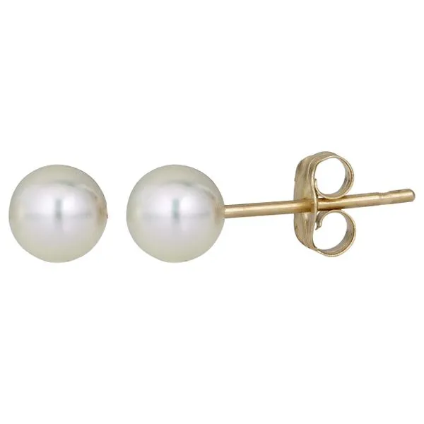 14K Gold  8MM Pearl Stud Earring Tennies Jewelry Appleton, WI